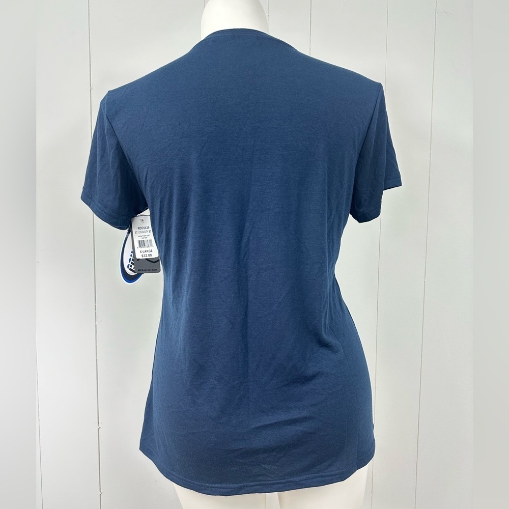 NWT Concepts Sport Ladies St Louis City SC Soccer T Shirt Sz XL - Picture 4 of 7